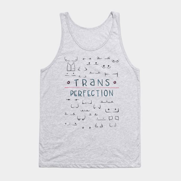 Trans Perfection Tank Top by Beansiekins